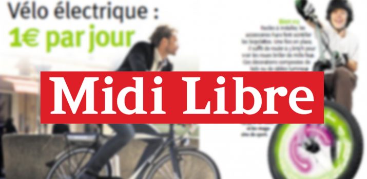 Midi Libre : Le vélo électrique à 1€/jour d’Holland Bikes