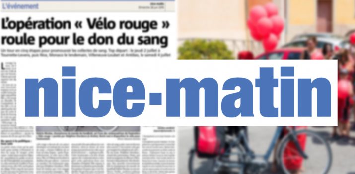 Nice-Matin : Holland Bikes, partenaire de l’Opération vélo rouge