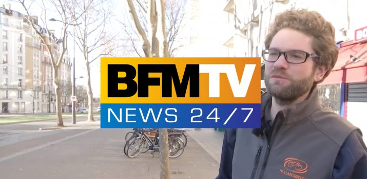 BFM TV : Faire du vélo en hiver