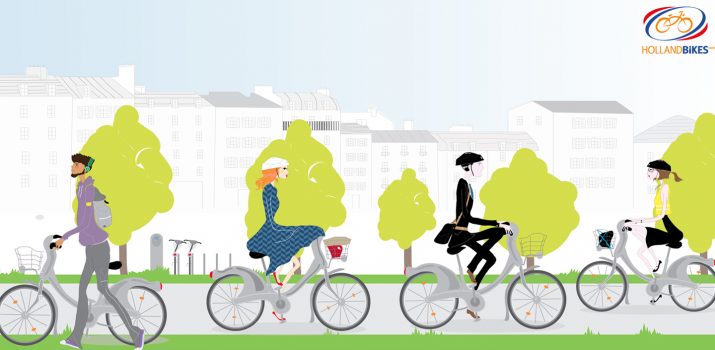 La gamme d’accessoires pour vélos en libre-service !