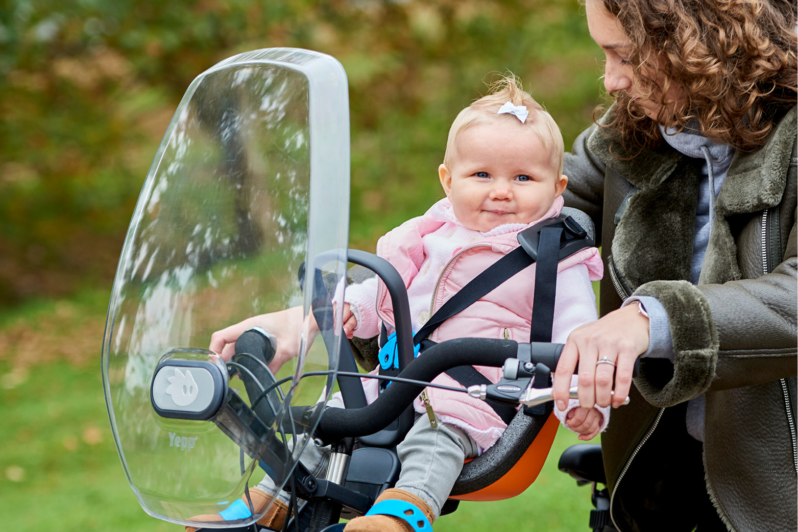 Siège De Vélo Pour Poupée - Porte-bébé Décoratif Bleu Pour Transporter Jouets - Cadeau Enfant - Matériau PP Robuste